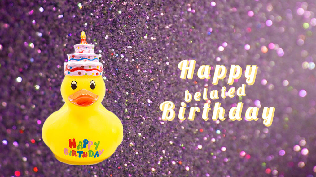 Happy Belated Rubber Ducky- For Sale